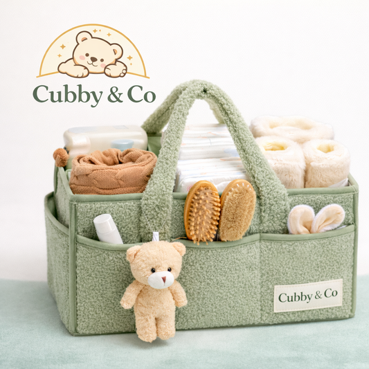Cubby & Co™ Teddy Diaper Caddy Organizer